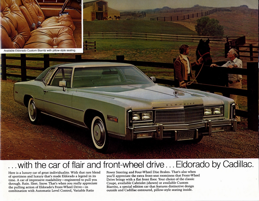 1977 Cadillac Lead The Way Brochure Page 1